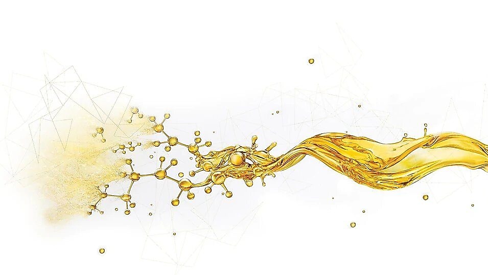 Oil splash breaking into small components