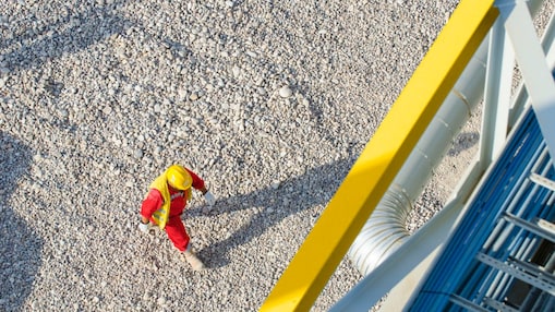 Employee at GTL plant