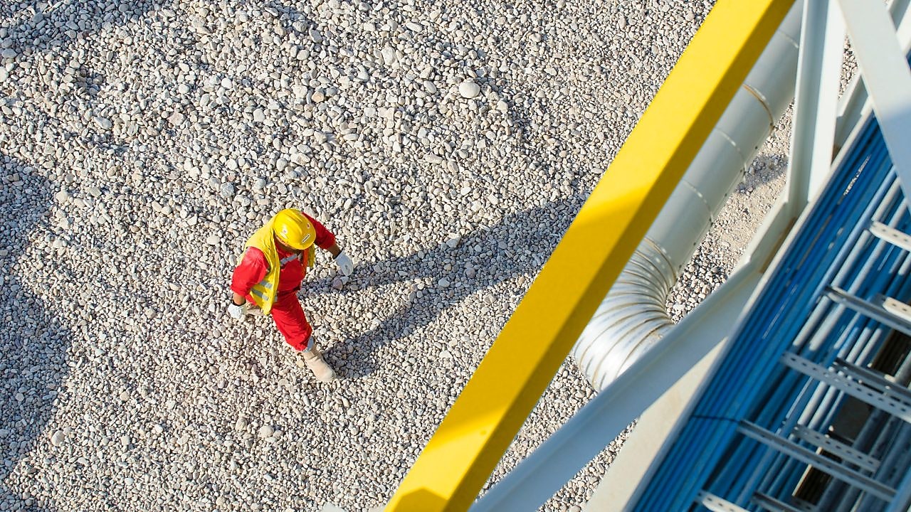 Employee at GTL plant